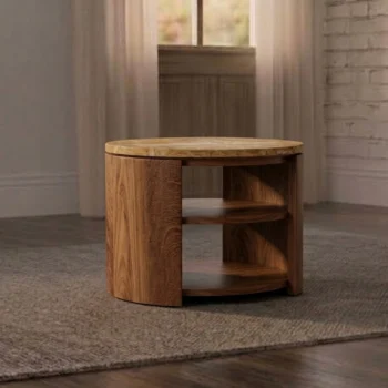 MESA LATERAL MIZU REDONDA